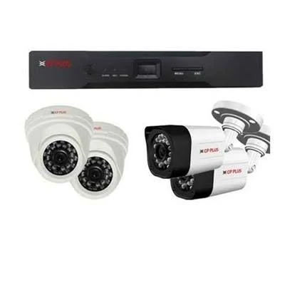 CP Plus 2.4 MP 4 Analog CCTV Camera Kit